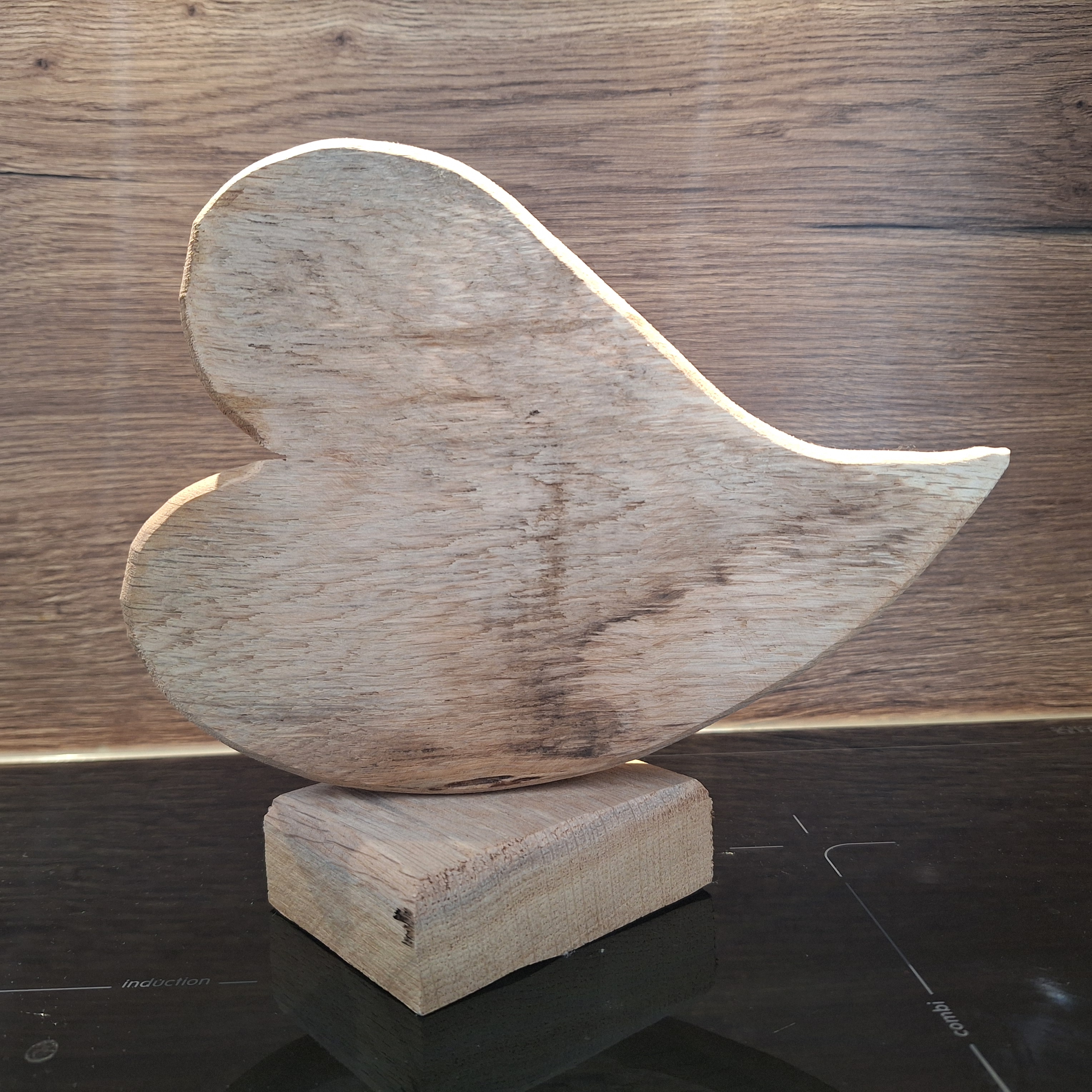 Holzherz Eiche